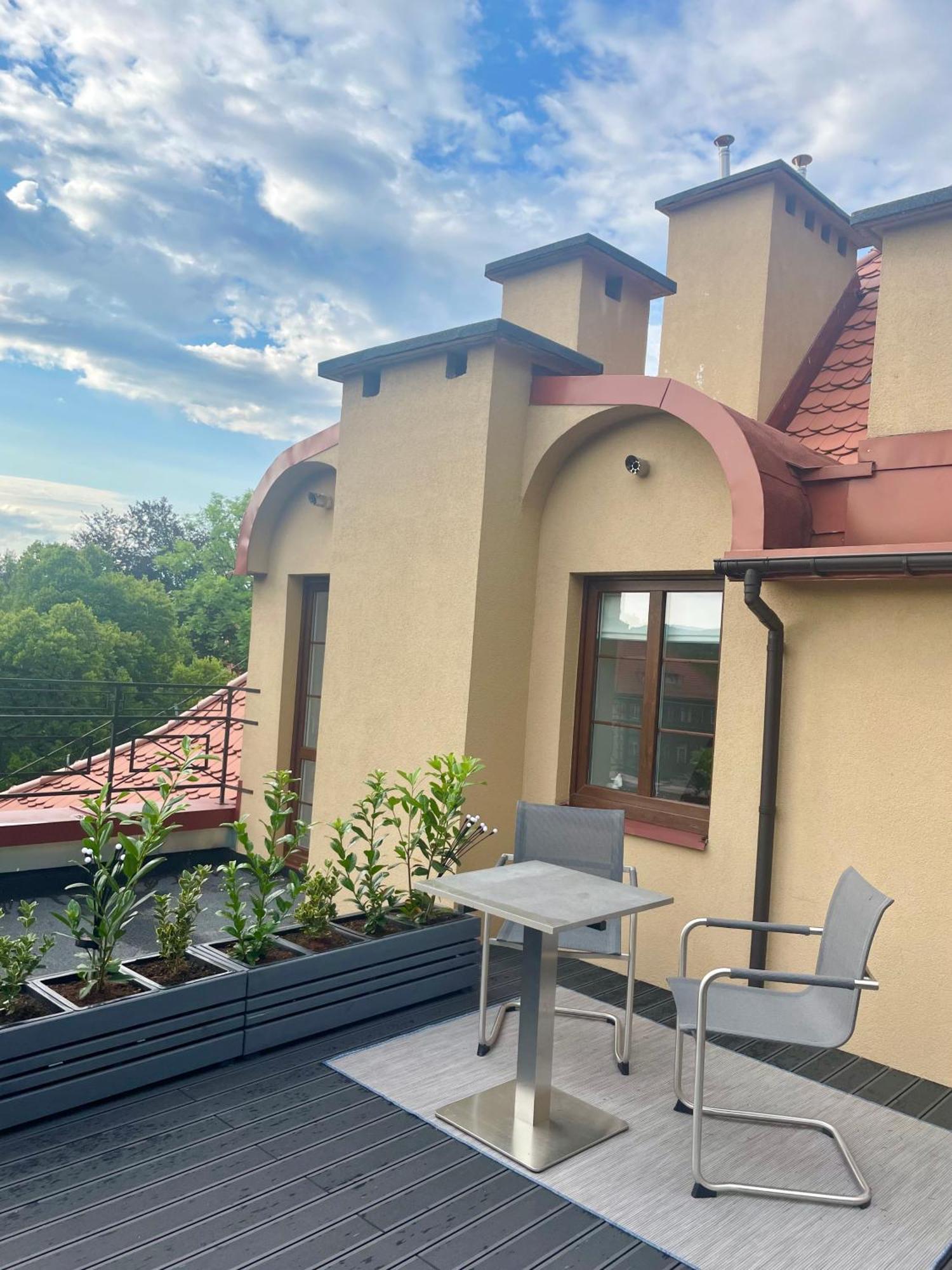 Ferienwohnung Szmaragdowa Sowa Waldenburg Exterior foto